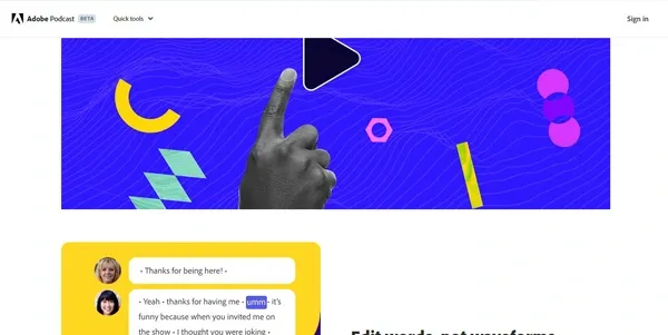 Adobe Podcast