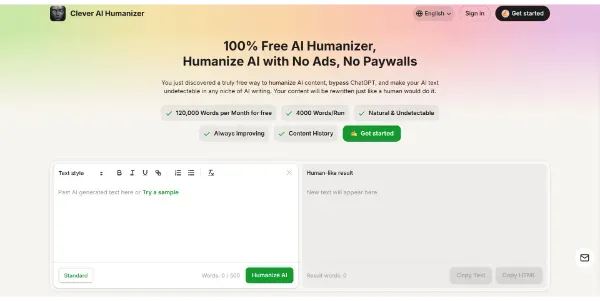 Clever AI Humanizer Preview