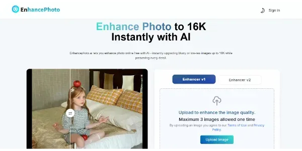 EnhancePhoto AI