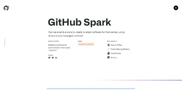 GitHub Spark