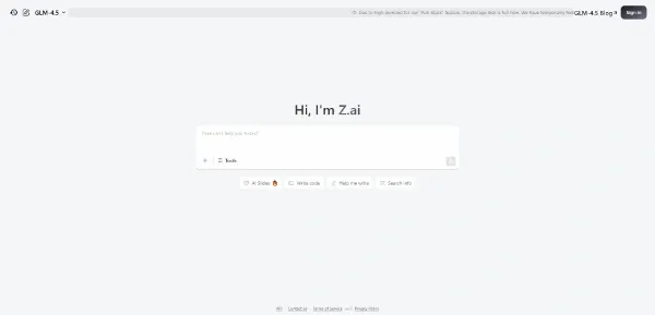 GLM 4.5 by Z.ai