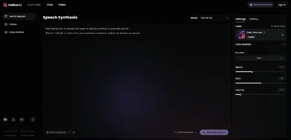 Hailuo AI Audio