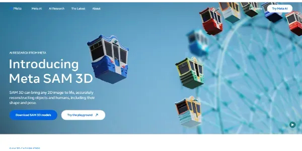 Meta SAM 3D