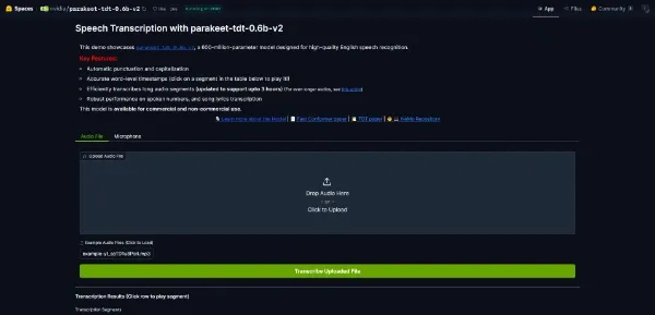 Parakeet by Nvidia