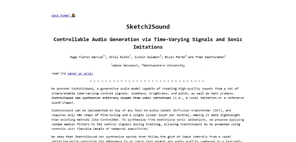 Sketch2Sound Adobe
