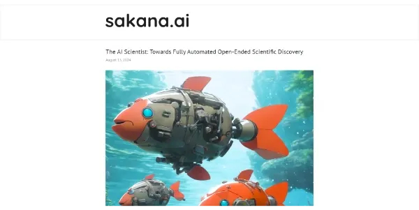 The AI Scientist by Sakana